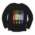 8647 Equal Rights Book Flower Trump Women Rights Feminist Youth Long Sleeve Tee