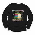 Abibliophobia Bibliophilia Abibliophobia Book Lovers Youth Long Sleeve Tee Abibliophobia Bibliophilia Abibliophobia Book Lovers Youth Long Sleeve Tee