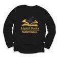 Academy Of Bookcraft Cute Wizard Cat Magic Books Youth Long Sleeve Tee