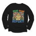 Animals Read Reading Book Library First Day Of School Kids Youth Long Sleeve Tee