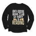 Anti Social Book Club Go Away I'm Reading Youth Long Sleeve Tee Anti Social Book Club Go Away I'm Reading Youth Long Sleeve Tee