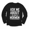 Ask Me About The Book Of Mormon Youth Long Sleeve Tee Ask Me About The Book Of Mormon Youth Long Sleeve Tee