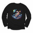 Astronaut Reading Book In Space Books Lover Bookworm Youth Long Sleeve Tee