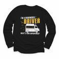 Awesome Bookmobile Driver What's Your Superpower Book Wagon Youth Long Sleeve Tee