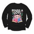 Axolotl Books Readsalotl Reading Bookworm Boys Girls Youth Long Sleeve Tee Axolotl Books Readsalotl Reading Bookworm Boys Girls Youth Long Sleeve Tee