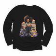 Back To School Afro Melanin Girl Reading Book Bookworm Youth Long Sleeve Tee Back To School Afro Melanin Girl Reading Book Bookworm Youth Long Sleeve Tee