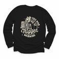 Banned Book Reading Bookish You Had Me At Trigger Warning Youth Long Sleeve Tee