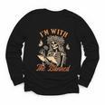 Banned Book Reading Squad Bookish I'm With The Banned Youth Long Sleeve Tee