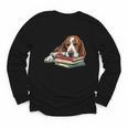 Basset Hound Books Dog Breed Graphic Youth Long Sleeve Tee Basset Hound Books Dog Breed Graphic Youth Long Sleeve Tee