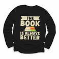 The Book Is Always Better Thriller Youth Long Sleeve Tee