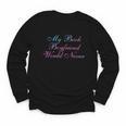 My Book Boyfriend Would Never Dark Romance Youth Long Sleeve Tee My Book Boyfriend Would Never Dark Romance Youth Long Sleeve Tee