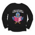 This Is My Book Character Costume Cute Pigeon Kids Reading Youth Long Sleeve Tee This Is My Book Character Costume Cute Pigeon Kids Reading Youth Long Sleeve Tee