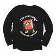 This Is My Book Character Costume- Dabbing Book Kids Youth Long Sleeve Tee