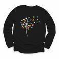 Book Dandelion Reading Lover Bookworm Bookish Librarian Read Youth Long Sleeve Tee