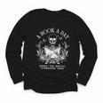 A Book A Day Keep The Mental Breakdown Away Youth Long Sleeve Tee A Book A Day Keep The Mental Breakdown Away Youth Long Sleeve Tee