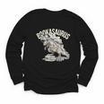 Book Dinosaur Bookworm T-Rex Dino Reading Books Book Youth Long Sleeve Tee