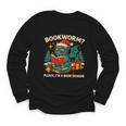 Book Dragon Christmas Reading For Fantasy Lovers Youth Long Sleeve Tee