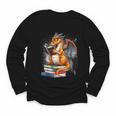 Book Dragon Reading Book Lover Youth Long Sleeve Tee
