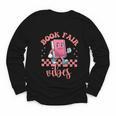 Book Fair Vibes School Librarian Retro 70s Reading Bookworm Youth Long Sleeve Tee Book Fair Vibes School Librarian Retro 70s Reading Bookworm Youth Long Sleeve Tee