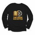 Book Love Scene The Book Was Better Bookworm Vibes Youth Long Sleeve Tee Book Love Scene The Book Was Better Bookworm Vibes Youth Long Sleeve Tee