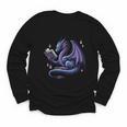 Book Lover Dragon Reading Cool Fantasy Women Girls Kids Men Youth Long Sleeve Tee