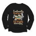 Book Lover Emotionally Attached To Fictional Characters Youth Long Sleeve Tee