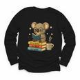 Book Lover Koala Reading Bookish Library Read Books Be Kind Youth Long Sleeve Tee
