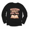 Book Lover Pregnancy Announcement Reveal Smut Youth Long Sleeve Tee Book Lover Pregnancy Announcement Reveal Smut Youth Long Sleeve Tee