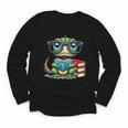 Book Lover Reading Iguana Youth Long Sleeve Tee