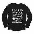 Book Lover Reading Quote For Reading Teacher Youth Long Sleeve Tee