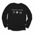 Book Lovers Dog And Coffee And Dogs Coffee And Books Youth Long Sleeve Tee Book Lovers Dog And Coffee And Dogs Coffee And Books Youth Long Sleeve Tee
