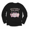 Book Lover's Pretty Girl's Read Books Youth Long Sleeve Tee Book Lover's Pretty Girl's Read Books Youth Long Sleeve Tee