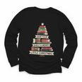Book Merry Little Christmas Tree Holiday Youth Long Sleeve Tee