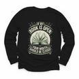 If My Book Is Open Your Mouth Should Be Closed Youth Long Sleeve Tee