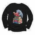 Book Reading Book Reader Manatees Sea Animal Sea Cow Manatee Youth Long Sleeve Tee