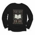 Book Reading Ugly Christmas Youth Long Sleeve Tee