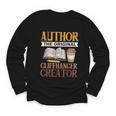 Book Writer Cliffhanger Creator Author Book Writing Novelist Youth Long Sleeve Tee Book Writer Cliffhanger Creator Author Book Writing Novelist Youth Long Sleeve Tee