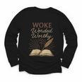 And Booked Afro Literary Pride Book Club Culture Youth Long Sleeve Tee