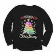 All Booked For Christmas Book Lovers Xmas Tree Women Youth Long Sleeve Tee All Booked For Christmas Book Lovers Xmas Tree Women Youth Long Sleeve Tee