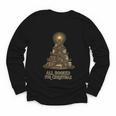 All Booked For Christmas Book Tree Book Lover Teacher Youth Long Sleeve Tee