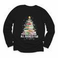 All Booked For Christmas Coquette Books Teacher Xmas Tree Youth Long Sleeve Tee All Booked For Christmas Coquette Books Teacher Xmas Tree Youth Long Sleeve Tee