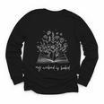 My Weekend Is Booked Floral Book Youth Long Sleeve Tee