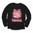 All Booked For Valentine Cute Pink Book Lover Aesthetic Youth Long Sleeve Tee