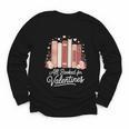 All Booked For Valentines Book Lovers Hearts Youth Long Sleeve Tee All Booked For Valentines Book Lovers Hearts Youth Long Sleeve Tee