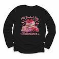 All Booked Valentine's Girly Teacher Coquette Love Youth Long Sleeve Tee