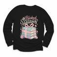 All Booked For Valentines Stacked Books Youth Long Sleeve Tee