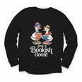 Bookish Goose Cute Geese With Hats Reading Books Youth Long Sleeve Tee