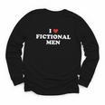 Bookish Quote Reading Lover I Love Fictional Men Youth Long Sleeve Tee Bookish Quote Reading Lover I Love Fictional Men Youth Long Sleeve Tee