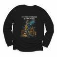 Bookish Quote In a World Of Bookworms Be a Book Dragon Youth Long Sleeve Tee