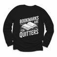 Bookmarks Quote Library Book Reader Youth Long Sleeve Tee